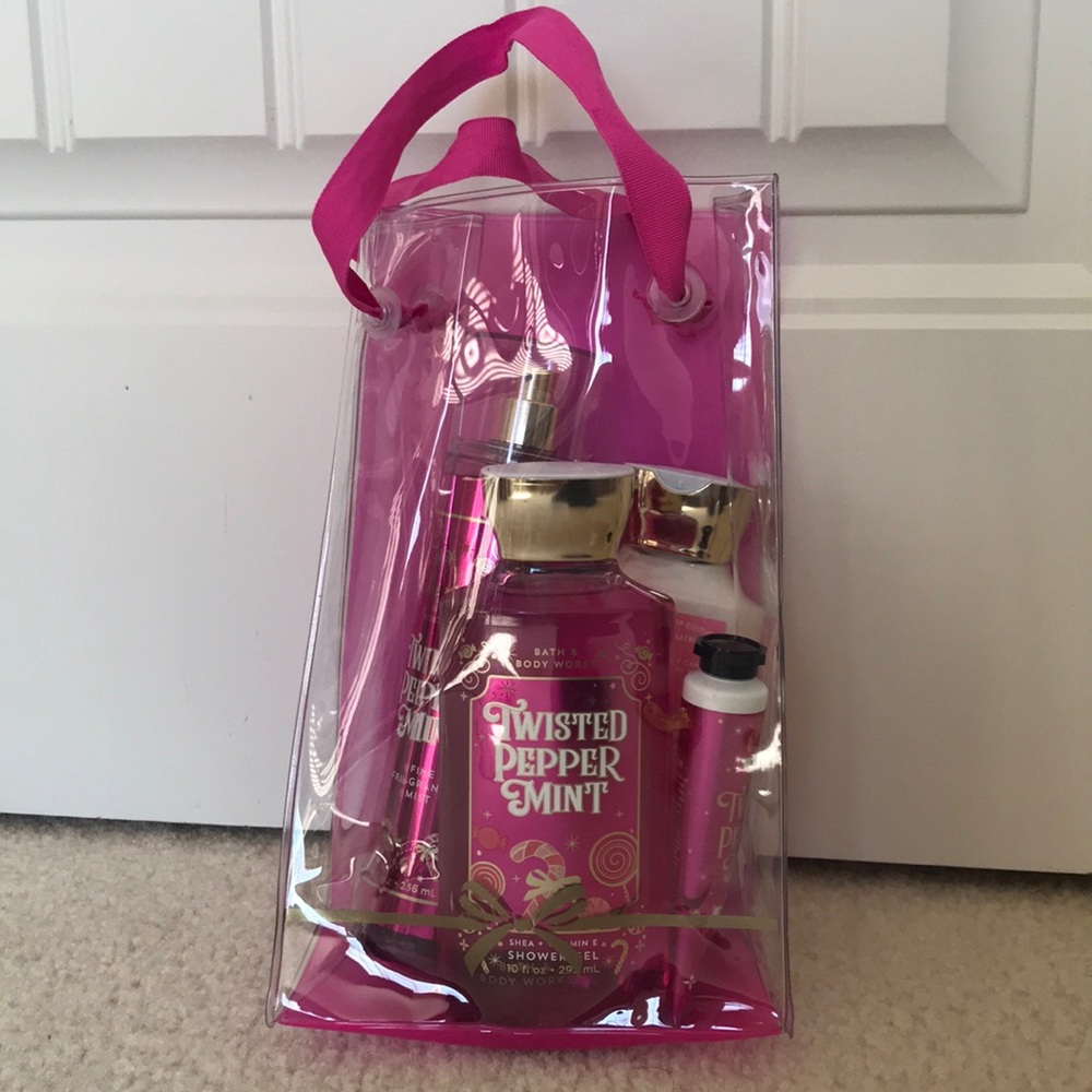 Twisted paper mint gift set